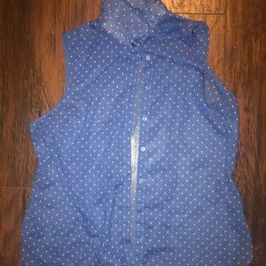 Sleeveless Casual Blouse